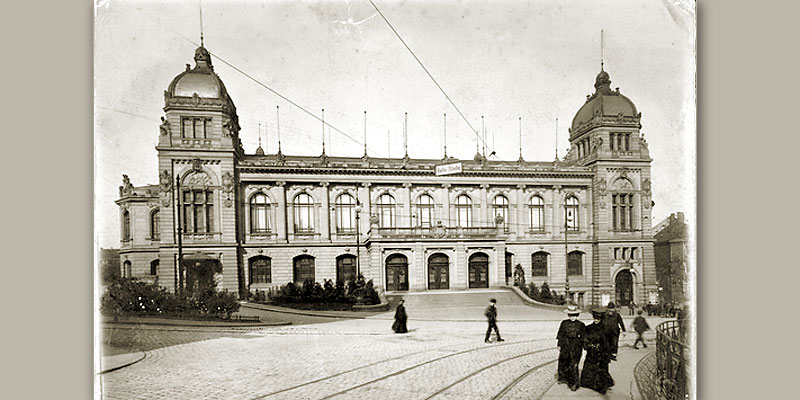 Foto der »Stadthalle Elberfeld« (etwa 1910)